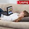 Ontel Pillow Pad Fold Away Multi-Angle Soft Tablet Stand, Gray.
