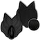 Black Wolf Body Scrubber - 100% Silicone Bristles for a Hygienic Deep Clean Experience - Easy to Clean Excess Soap and Body Wash Off.