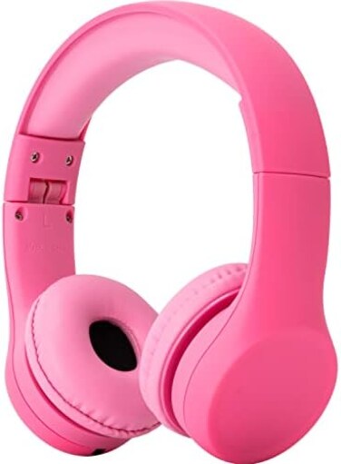 Snug PlayKids Headphones with Volume Limiting for Toddlers (Boys/Girls- Pink.