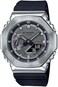 G-Shock Casio G-Shock Metal Covered Octagonal Black Resin Band Watch GM2100-1A, black, One Size, Sport.