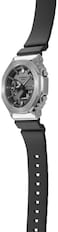 G-Shock Casio G-Shock Metal Covered Octagonal Black Resin Band Watch GM2100-1A, black, One Size, Sport.