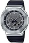 G-Shock Casio G-Shock Metal Covered Octagonal Black Resin Band Watch GM2100-1A, black, One Size, Sport.