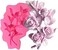 NINEXY 3D Flowers Silicone Fondant Molds Rose Cake Chocolate Moulds Dried Flower Jewelry Decorative Mould Resin Epoxy Clay Molds Pastry Baking Tools.