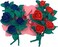 NINEXY 3D Flowers Silicone Fondant Molds Rose Cake Chocolate Moulds Dried Flower Jewelry Decorative Mould Resin Epoxy Clay Molds Pastry Baking Tools.