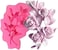 NINEXY 3D Flowers Silicone Fondant Molds Rose Cake Chocolate Moulds Dried Flower Jewelry Decorative Mould Resin Epoxy Clay Molds Pastry Baking Tools.