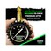 Rhino USA Adjustable Tire Deflators with Gauge (0-60psiCalibratedAutomatic Tire Air Down Tool - Large 2" Easy Read Glow DialSolid Brass Hardware - Best Offroad Deflator for Jeep, Truck or ATV.