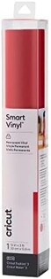 Cricut Smart Permanent Vinyl (13in x 3ft, Redfor Explore and Maker 3 - Matless cutting for long cuts up to 12ft.