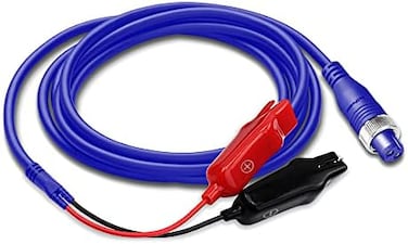 سلك طاقة بطارية بكرة الصيد الكهربائية BatPower ProK 6.6FT متوافق مع Banax Kaigen 7000 1500 500 300 150 Power Assist Electric Fishing Pull-2PIN 2M Cord.