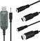 Flysky SM100 USB RC Airplane Drone Flight Simulator Adapter Cable 2. 4G for FS-i6 FS-i10 FS-i6 FS-i4 FS-T6 FS-CT68 FS-T4B FS-GT3 TH9X GT2 Remote Controller Transmitter to Computer Simulator Software.