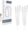 jasclair-Dermaplaning Tool - Easy To Use Dermaplane Razor For Face - Blade For Eyebrows And Peach Fuzz - Face Shavers For Women Help Exfoliate And Smooth The Skin-6 Count (Pack Of 1.