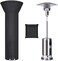 Hualedi Patio Heater Covers with Zipper and Storage Bag,Waterproof,Dustproof,Wind-Resistant,Sunlight-Resistant,Snow-Resistant,Black,89'' Height x 33" Dome x 19" Base.