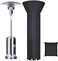 Hualedi Patio Heater Cover Waterproof with Zipper and Storage Bag, Outdoor Heater Cover Has Dustproof, Wind-Resistant, UV-Resistant, Snow-Resistant Features for Patio Heater, 89&rdquo;H x 33&rdquo;D x 19&rdquo;B.