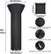 Hualedi Patio Heater Cover Waterproof with Zipper and Storage Bag, Outdoor Heater Cover Has Dustproof, Wind-Resistant, UV-Resistant, Snow-Resistant Features for Patio Heater, 89&rdquo;H x 33&rdquo;D x 19&rdquo;B.