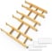 SpaceAid Bamboo Drawer Dividers with Inserts and Labels, Kitchen Adjustable Drawer Organizers, Expandable Organization for Home, Office, Dressers and Bathroom, 6 Dividers with 12 Inserts (17-22 in.