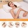 TOPPURE Cube Memory Foam Pillow Pro-Long for Side Sleepers, Snorers (24"/12"/5", Soft But Supportive Cervical Pillow for Neck and Shoulder Pain Relief Sleeping, Rectangle Neck Pillow,White.