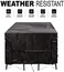CKCLUU Patio Conversation Set Cover Patio Furniture Set Cover Outdoor Sectional Sofa Set Covers Waterproof Dining Table Chair Set Cover Heavy Duty 90" L x 64" W x 28" H.