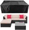 CKCLUU Patio Conversation Set Cover Patio Furniture Set Cover Outdoor Sectional Sofa Set Covers Waterproof Dining Table Chair Set Cover Heavy Duty 90" L x 64" W x 28" H.