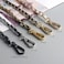 Beaulegan Thin Purse Chain Strap Adjustable - Replacement for Small Shoulder Crossbody Bag, 51 Inches Long Black, Gold.
