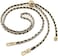 Beaulegan Thin Purse Chain Strap Adjustable - Replacement for Small Shoulder Crossbody Bag, 51 Inches Long Black, Gold.