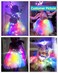 SHINYOU Girls Unicorn Costume Dress Up Birthday Outfit LED Light Up Unicorn Tutu for Halloween Birthday Gift.