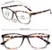 SIGVAN Ladies Reading Gl Blue Light Blocking Spring Hinge Fashion Pattern Print Eyegl for Women (multicolour, 1. 75.
