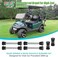 10L0L Rear Leaf SpringShackle Bushing Sleeve Kit for Club Car Precedent 2004-up Golf Cart, OEM102506401 102506601 102506301.