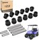 10L0L Rear Leaf SpringShackle Bushing Sleeve Kit for Club Car Precedent 2004-up Golf Cart, OEM102506401 102506601 102506301.