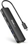 dockteck USB C Hub Ethernet Adapter, Dockteck 7 in 1 Docking Station, USB-C Adapter with HDMI 4K 60Hz, LAN RJ45, 100W PD, SD/Micro SD, 2 USB 3. 0, for Steam Deck, MacBook/iPad, Surface Pro 7.