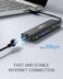 dockteck USB C Hub Ethernet Adapter, Dockteck 7 in 1 Docking Station, USB-C Adapter with HDMI 4K 60Hz, LAN RJ45, 100W PD, SD/Micro SD, 2 USB 3. 0, for Steam Deck, MacBook/iPad, Surface Pro 7.