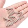 SCERRING 20PCS 16G 14G Stainless Steel Externally Threaded Nipple Tongue Industrial Cartilage Earring Bar Barbell Rings Piercing Retainer 12-22mm.