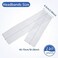 Waydress 140 Pieces Disposable Spa Facial Headbands with Convenient Closure, White Stretch Facial Headwraps Soft Skin Care Hair Band for Women Salons.