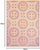 Talking Tables Boho Woven Waterproof Outdoor RugPlastic, LightweightNon Slip Mat with Double-Sided Geometric Patternfor Garden, Patio, Decking, Bathroom, Utility, Picnic.