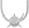 Xikui Diamond Necklace Chain, 18K Gold Plated Hip Hop Shark Pendant with Cuban Chain Width 13MM Length 19. 7in(50cmfor Men/Women, Ice Out Chain, Holidays (Halloween, Christmas.Gifts.