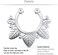 SCERRING Fake Septum Nose Hoop Rings Clear CZ Faux Non Pierced Clicker Hanger Nose Septum Ring Clip On Body Piercing Jewelry 20PCS.