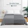 Elegear Revolutionary Cooling Comforter Queen Absorb Body Heat to Keep Cool, Cooling Blanket for Hot Sleepers Japanese Arc-Chill 3. 0 Cool Tech Fabric Summer Comforter Hypo-Allergenic Cool Quilt - Gra