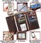 F&amp;L CLASSIC FL CLASSIC RFID Blocking Mens Tri-fold Long Style Cowhide Leather Steel Chain Wallet,buffalo vintage leather, buffalo vintage leather, One Size, Tri-fold Chain Wallet.