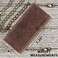 F&amp;L CLASSIC FL CLASSIC RFID Blocking Mens Tri-fold Long Style Cowhide Leather Steel Chain Wallet,buffalo vintage leather, buffalo vintage leather, One Size, Tri-fold Chain Wallet.