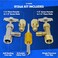 Lu-Hawk R134A Self-Sealing, Single Puncture Can Taps, with Valve Core Removal Tool, and Brass Fittings.