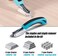 SHALL Staple Gun Heavy Duty, 3-in-1 Upholstery Staple Gun Kit with 3000 Staples, Stapler Remover, Manual Brad Nailer with Specific Staples Outlet Position Indicator.