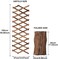 CALIDAKA Wooden Trellis Expandable Plant Trellis Garden Trellis for Climbing,Hanging Wooden Plant Trellis Frame Trellis Fence Support for Climbing Vines Flowers Wall Decor for Patio Garden.