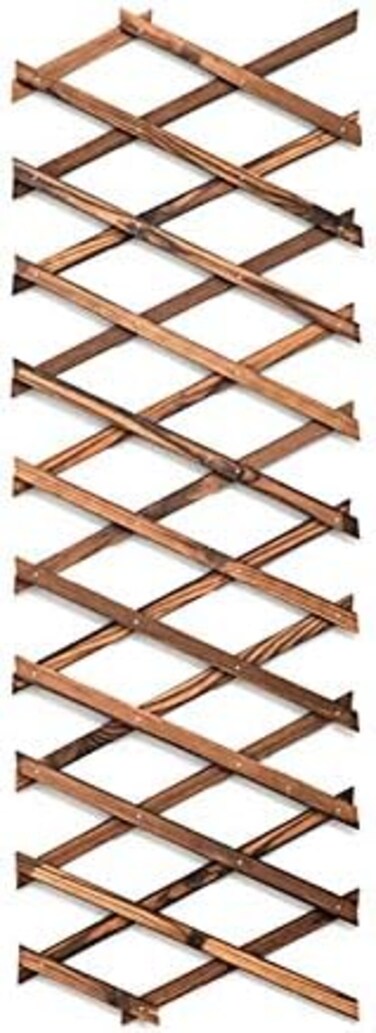 CALIDAKA Wooden Trellis Expandable Plant Trellis Garden Trellis for Climbing,Hanging Wooden Plant Trellis Frame Trellis Fence Support for Climbing Vines Flowers Wall Decor for Patio Garden.