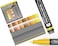 TOOLI-ART Acrylic Paint Pens 22 YellowBrown Tones Assorted Pro Color Series Markers Set 0. 7mm Extra Fine Tip for Rock Painting, Glass, Mugs, Wood, Metal, Canvas, Projects, Non Toxic, Waterbased, Quic