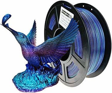 Stronghero3D PLA 3D Printer Filament 1. 75mm Vertigo Galaxy Rainbow Multicolors Accuracy/-0. 05mm Net Weight 1kg(2. 2Lbsfor Ender3 Prusa.