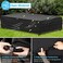 Velway Patio Furniture Cover Outdoor Waterproof Rectangular Patio Table Chair Sofa Set Cover, 128&rdquo;Lx82&rdquo;Wx28&rdquo;H, All Weather Oxford Tear-Resistant Material with Zipper Carrying Bag Windproof Buckles.