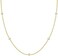 PAVOI 14K White Gold Plated Station NecklaceSimulated Diamond BTY NecklaceWomens CZ Chain NecklaceLayering Necklaces.