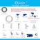 ESHIONG NSF Certified 1/4" O. D. Push to Connect Fittings for RO (Reverse OsmosisWater Filter（with Shut-Off T Valve18 pcs30 feet 1/4" Water tubing.