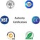 ESHIONG NSF Certified 1/4" O. D. Push to Connect Fittings for RO (Reverse OsmosisWater Filter（with Shut-Off T Valve18 pcs30 feet 1/4" Water tubing.