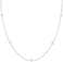 PAVOI 14K Gold Plated Station NecklaceSimulated Diamond BTY NecklaceWomens CZ Chain NecklaceLayering Necklaces.