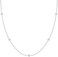 PAVOI 14K Gold Plated Station NecklaceSimulated Diamond BTY NecklaceWomens CZ Chain NecklaceLayering Necklaces.