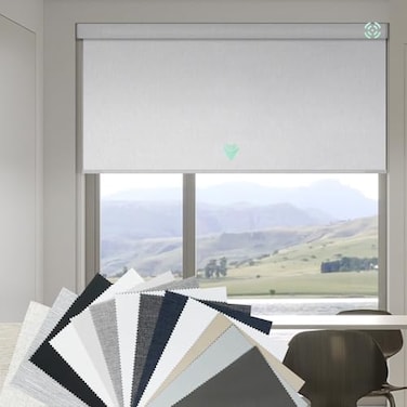 Yoolax 100% Blackout Roller Blinds Fabric Samples (15 Colors.
